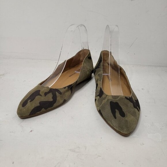 Lucky Brand Bylando Camo Print Pointed Toe Ballet Flats Size 7M - Picture 10 of 10